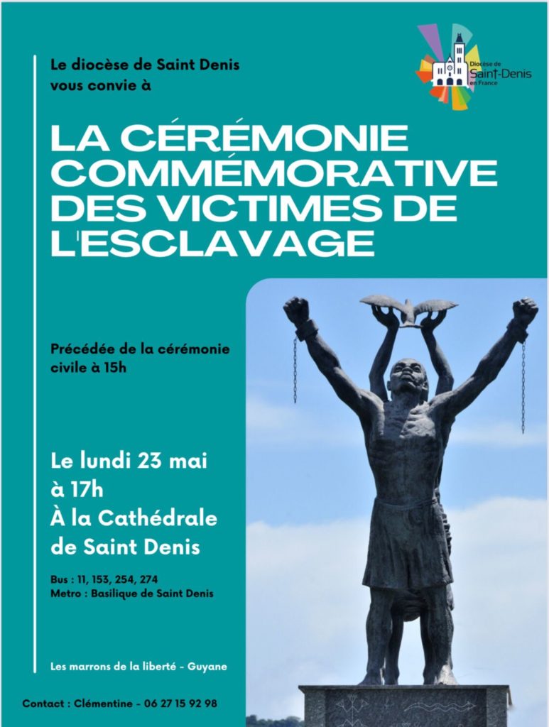 La cérémonie commémorative des victimes de l'esclavages