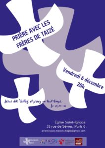 Prière avec les frères de Taizé