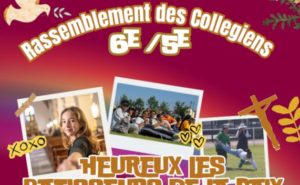 Rassemblement des collégiens de 6e/5e