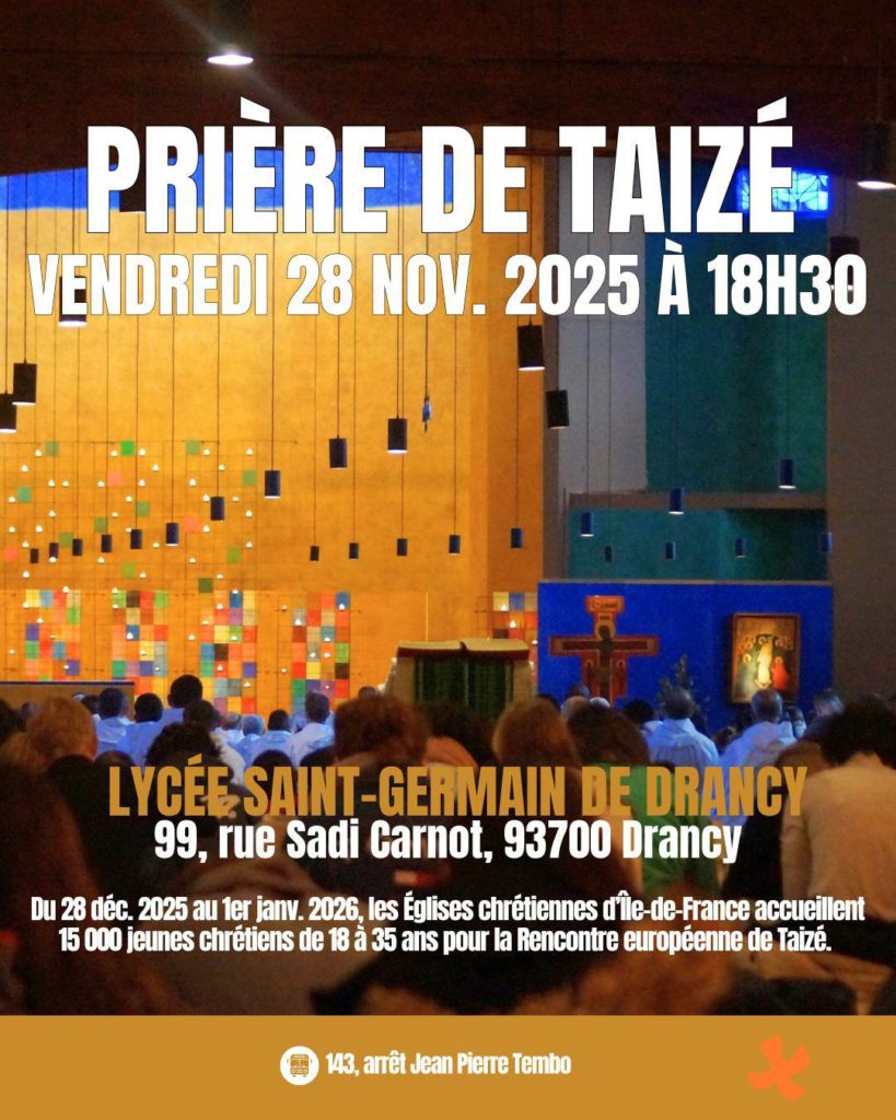Prière de Taizé à Drancy