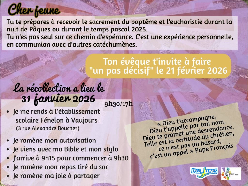 Récollection des catéchumènes