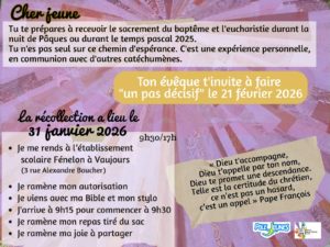 Récollection des catéchumènes