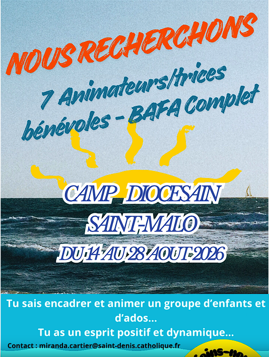 Le diocèse recherche des animateurs bénévoles