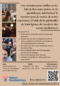 Vivre la semaine sainte tout en travaillant