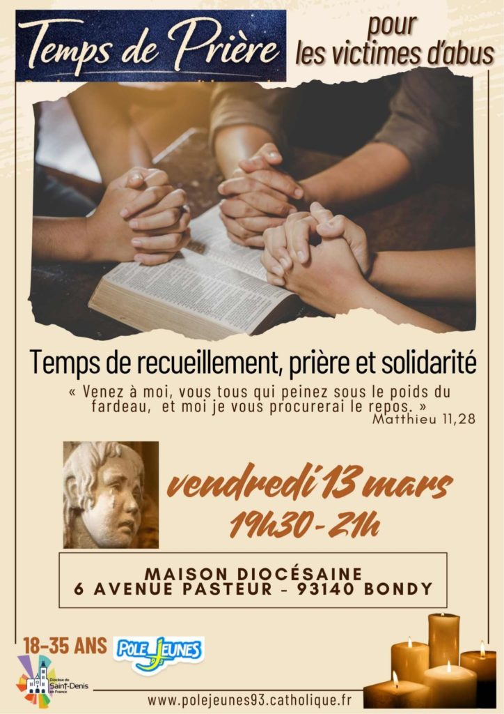 Temps de prière pour les victimes d'abus