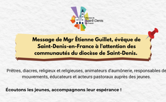 Message de Mgr Etienne Guillet aux communautés du diocèse sur la mobilisation lycéennes
